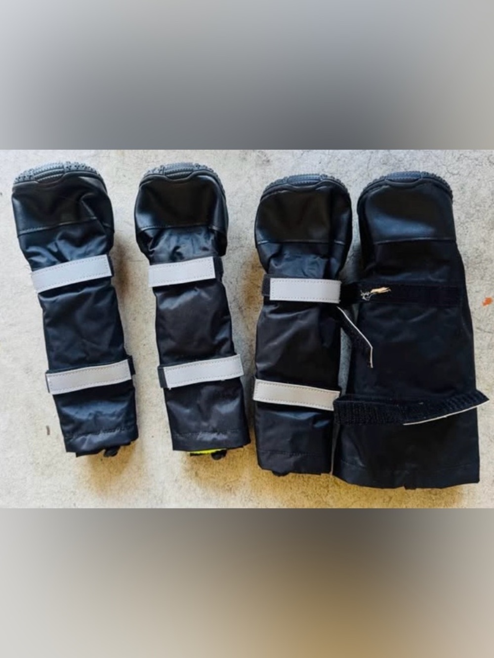 REI Black Dog Protective Boots with Reflective Straps
